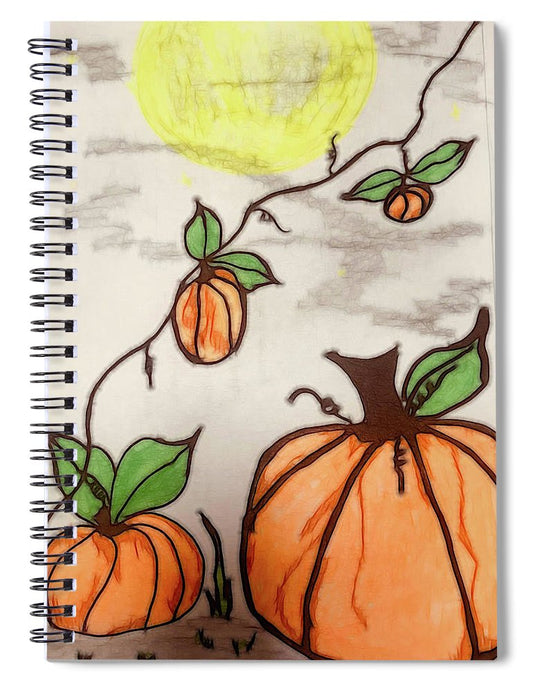 Pumpkin Patch - Spiral Notebook