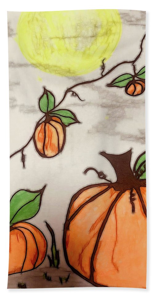 Pumpkin Patch - Beach Towel
