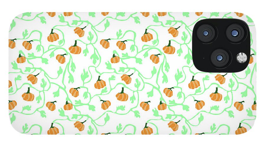 Pumpkin Vines Pattern - Phone Case