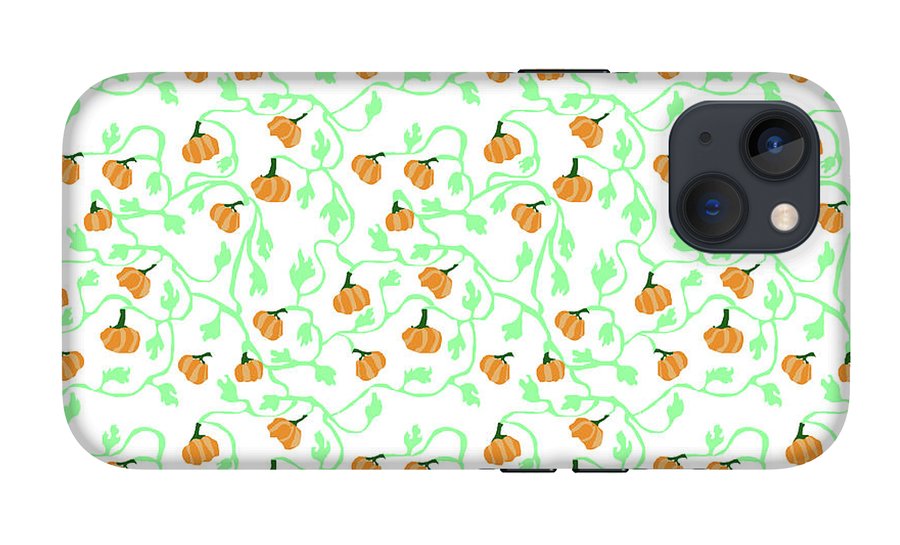 Pumpkin Vines Pattern - Phone Case