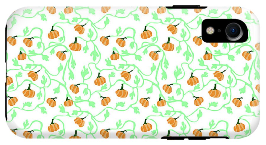 Pumpkin Vines Pattern - Phone Case