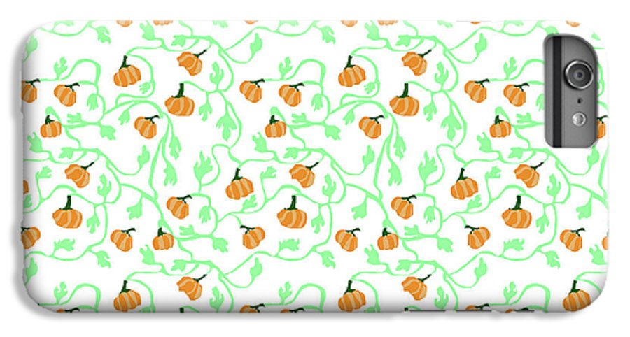 Pumpkin Vines Pattern - Phone Case