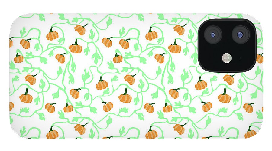 Pumpkin Vines Pattern - Phone Case