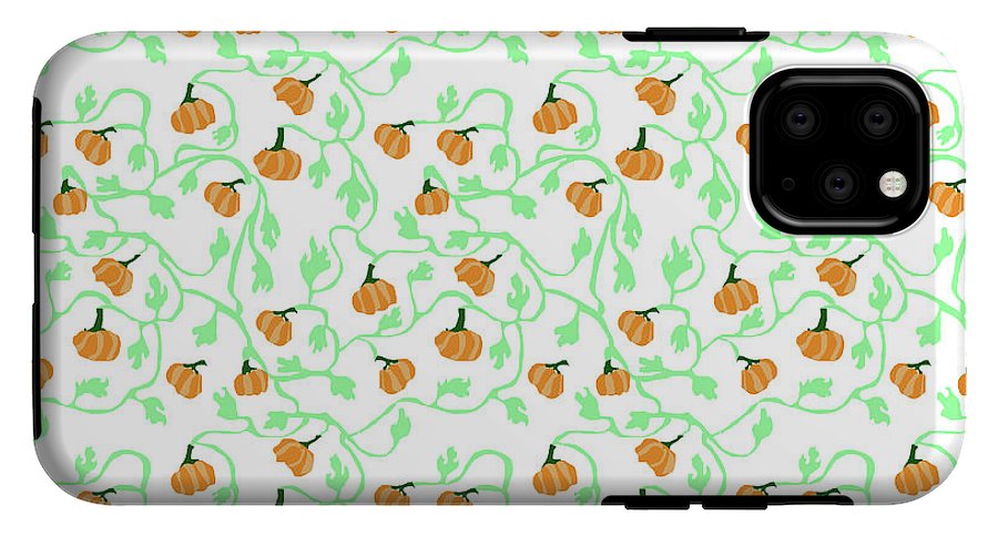 Pumpkin Vines Pattern - Phone Case