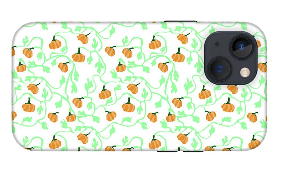 Pumpkin Vines Pattern - Phone Case