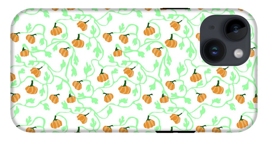 Pumpkin Vines Pattern - Phone Case