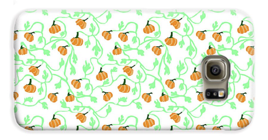 Pumpkin Vines Pattern - Phone Case