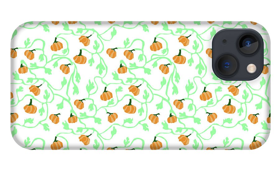 Pumpkin Vines Pattern - Phone Case