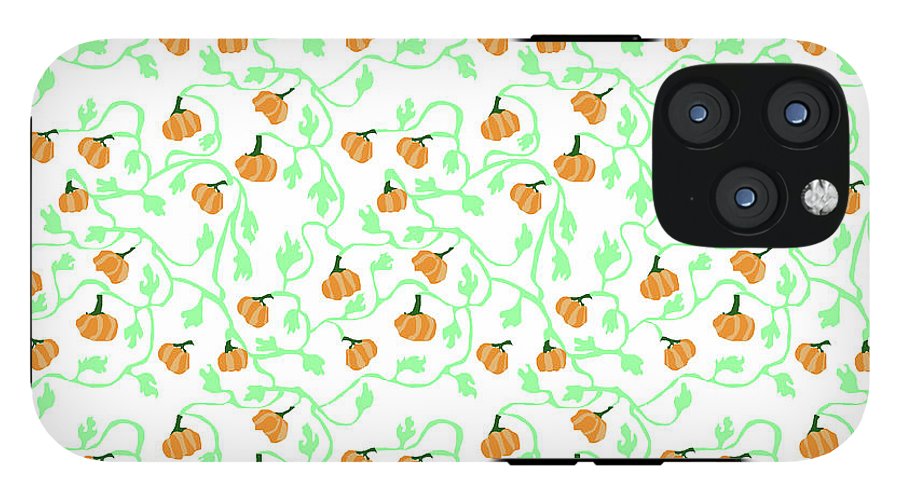 Pumpkin Vines Pattern - Phone Case