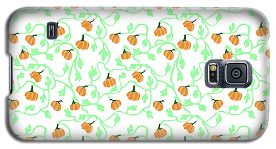 Pumpkin Vines Pattern - Phone Case