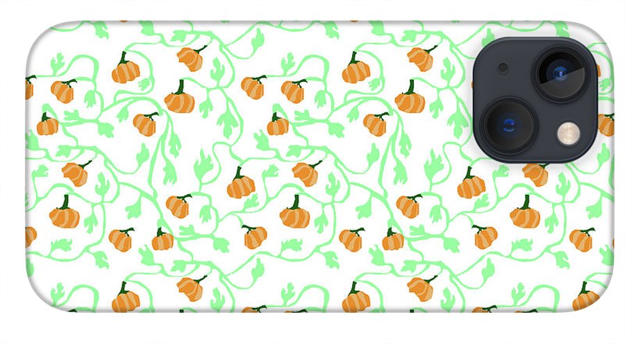 Pumpkin Vines Pattern - Phone Case