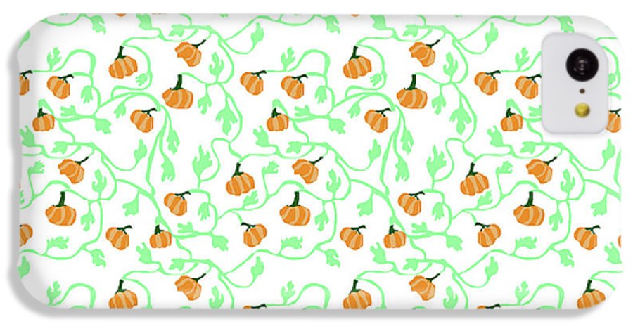 Pumpkin Vines Pattern - Phone Case