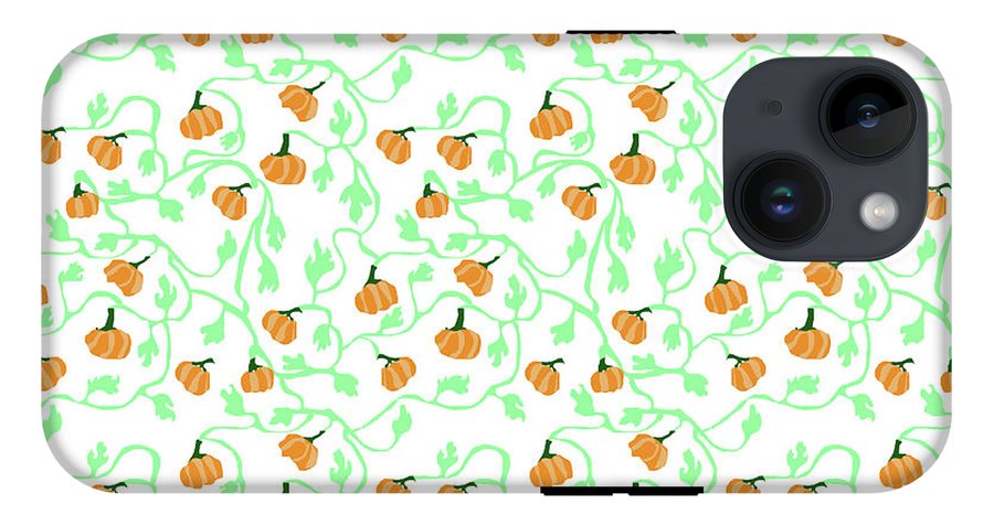 Pumpkin Vines Pattern - Phone Case