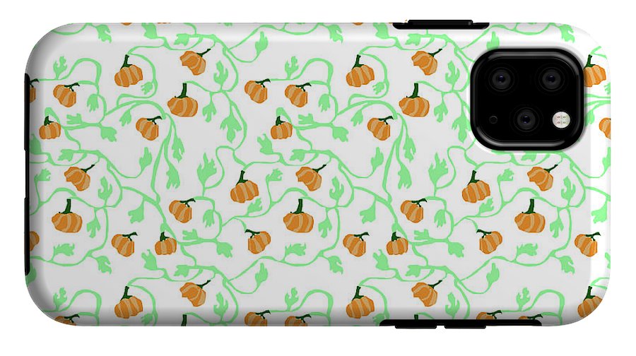 Pumpkin Vines Pattern - Phone Case