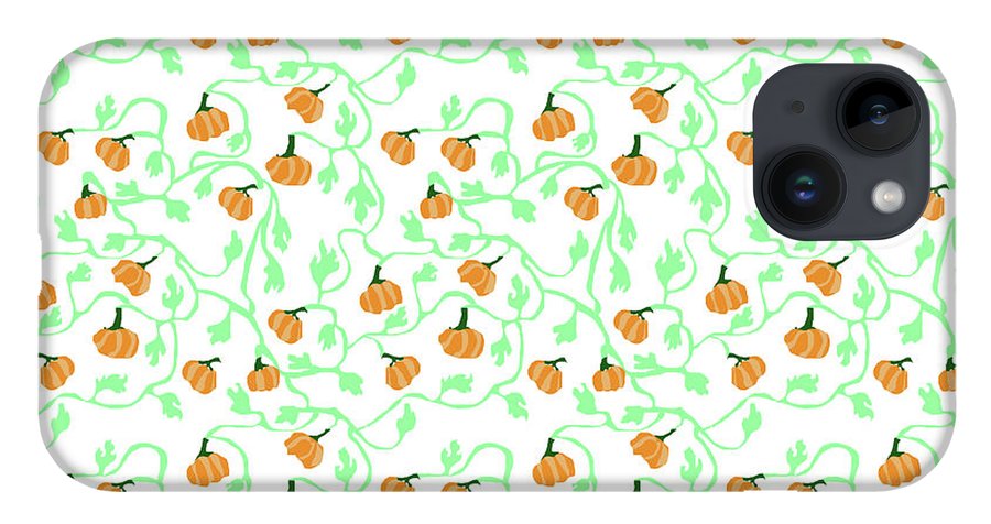 Pumpkin Vines Pattern - Phone Case