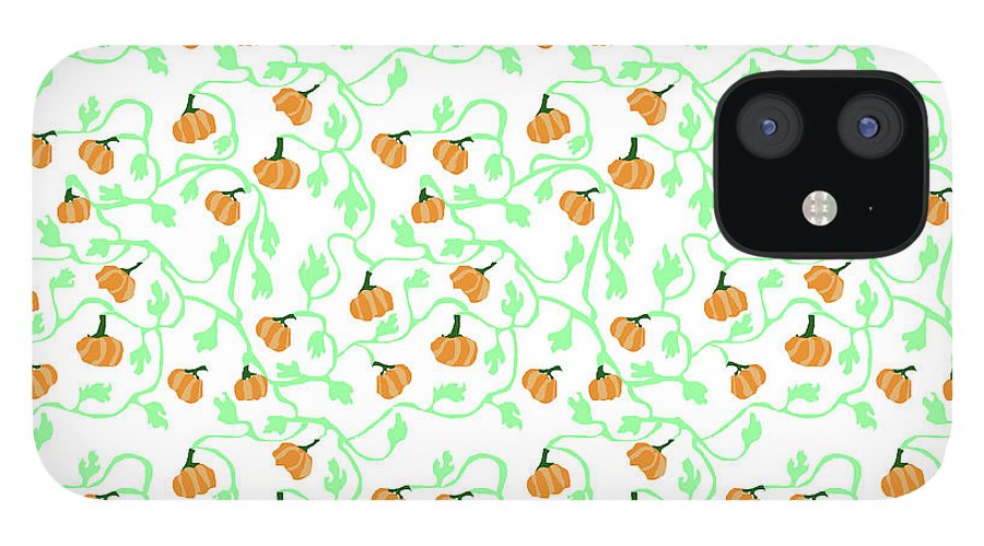 Pumpkin Vines Pattern - Phone Case