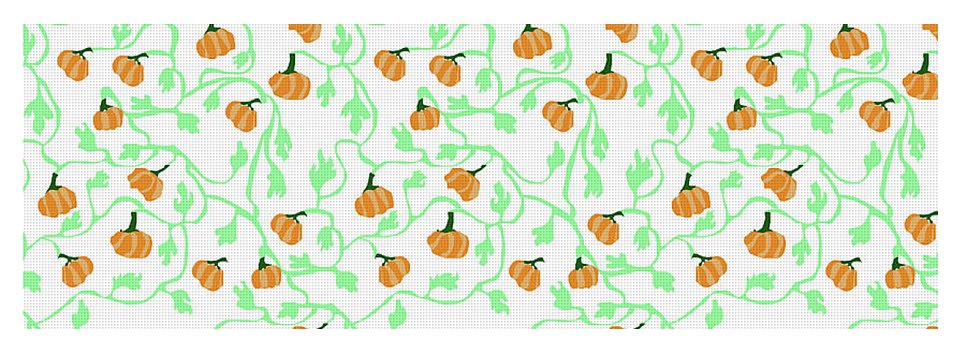 Pumpkin Vines Pattern - Yoga Mat