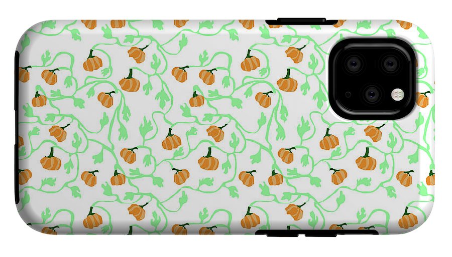 Pumpkin Vines Pattern - Phone Case