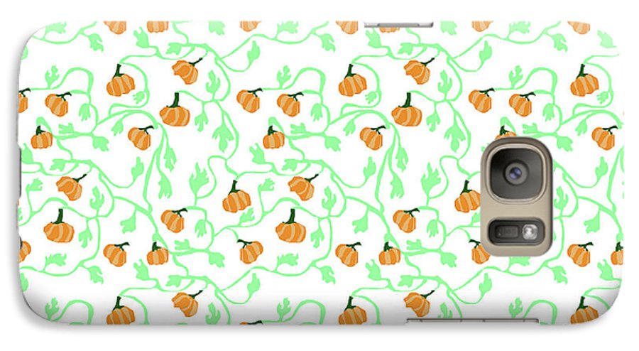 Pumpkin Vines Pattern - Phone Case