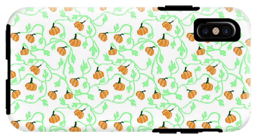 Pumpkin Vines Pattern - Phone Case