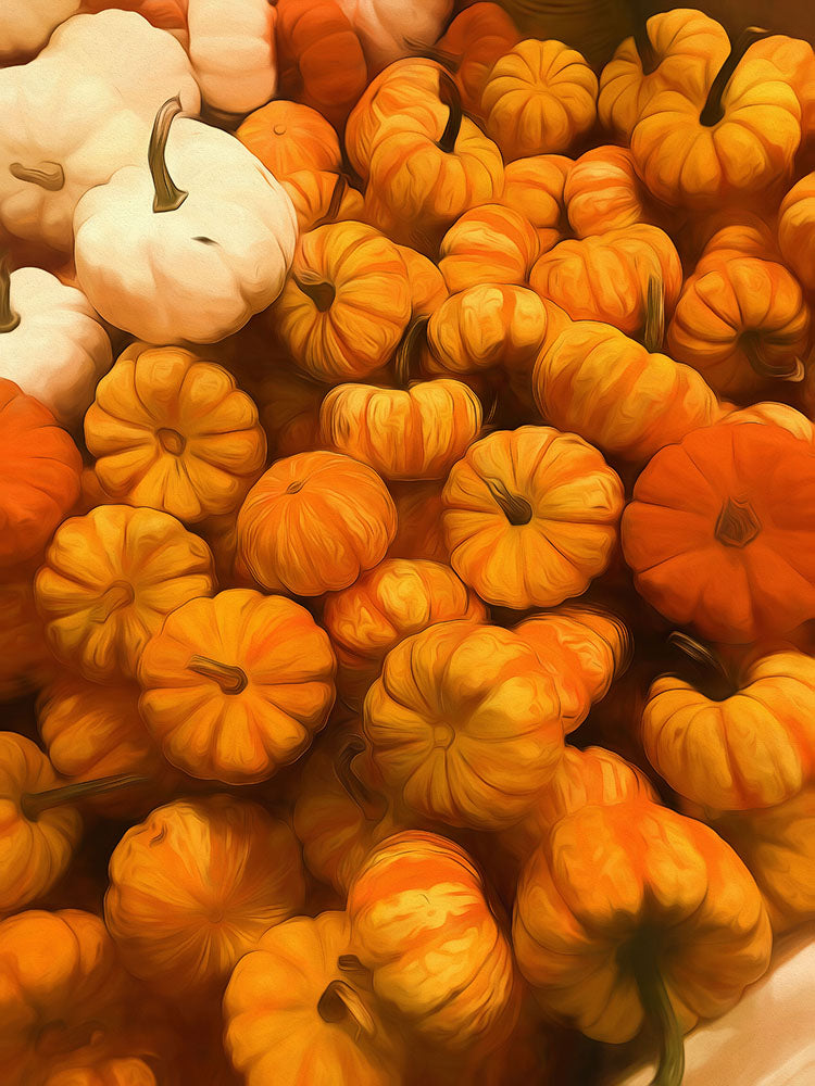 Tiny Pumpkin Pile Digital Image Download