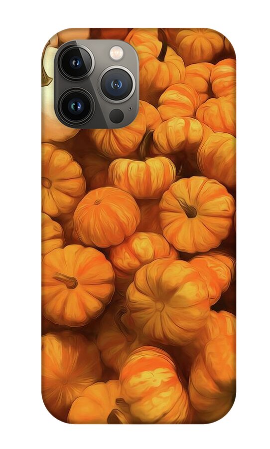 Pumpkins Tiny Gourds Pile - Phone Case