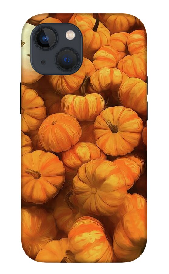 Pumpkins Tiny Gourds Pile - Phone Case