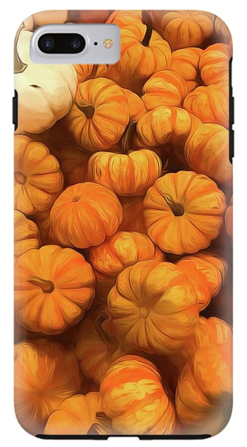 Pumpkins Tiny Gourds Pile - Phone Case