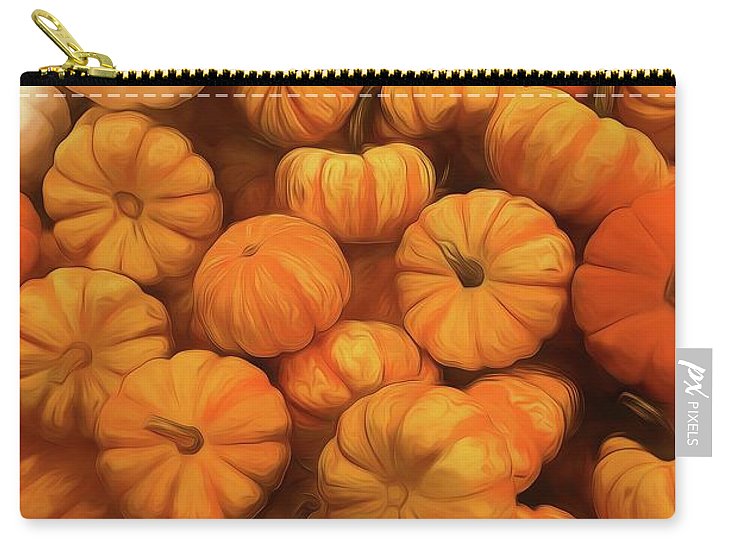 Pumpkins Tiny Gourds Pile - Carry-All Pouch