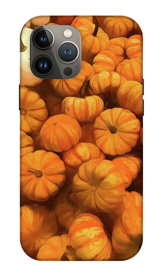 Pumpkins Tiny Gourds Pile - Phone Case