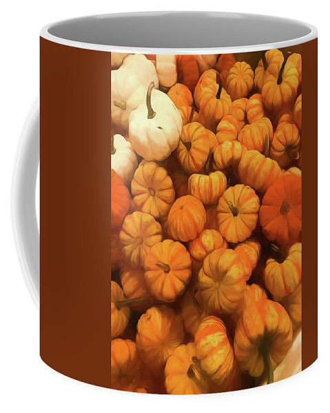 Pumpkins Tiny Gourds Pile - Mug