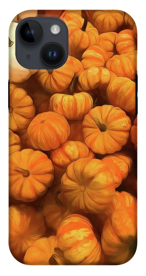 Pumpkins Tiny Gourds Pile - Phone Case