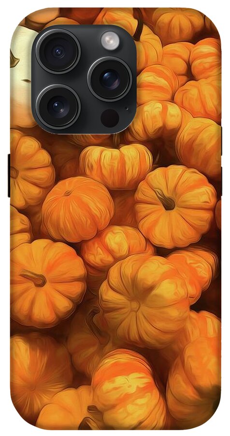 Pumpkins Tiny Gourds Pile - Phone Case