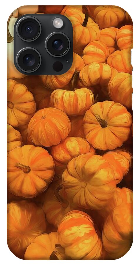 Pumpkins Tiny Gourds Pile - Phone Case