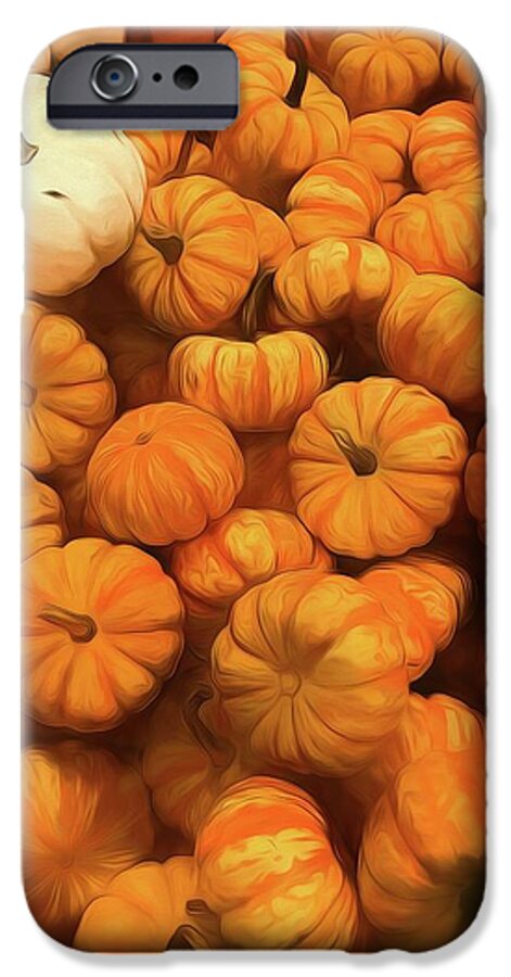 Pumpkins Tiny Gourds Pile - Phone Case