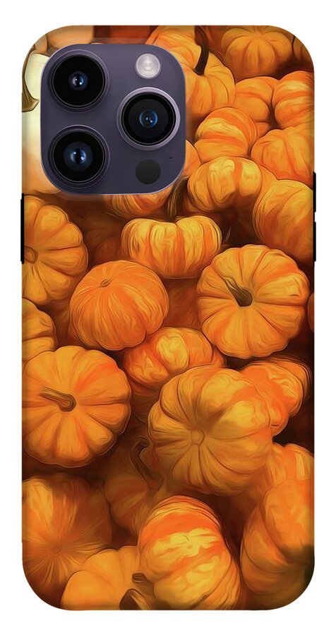 Pumpkins Tiny Gourds Pile - Phone Case