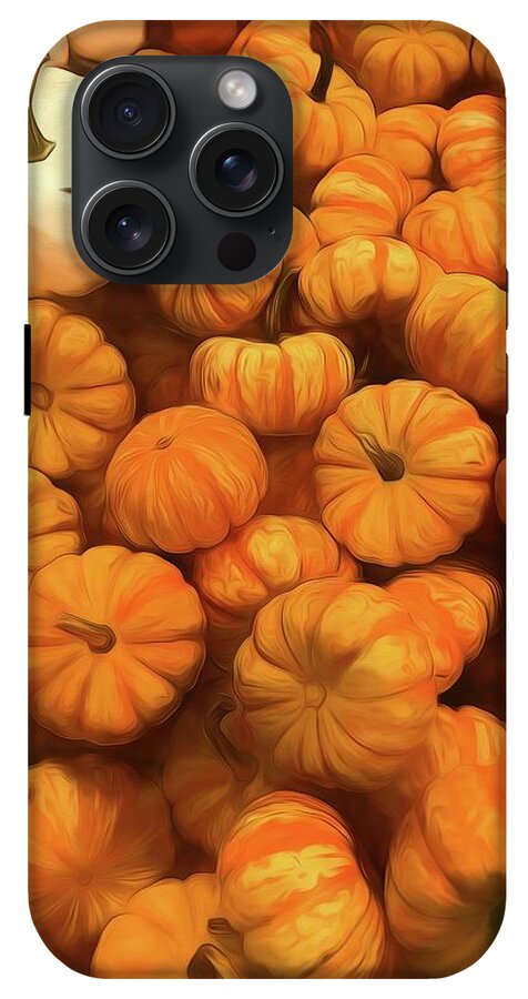 Pumpkins Tiny Gourds Pile - Phone Case