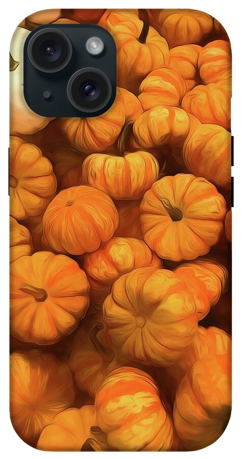 Pumpkins Tiny Gourds Pile - Phone Case