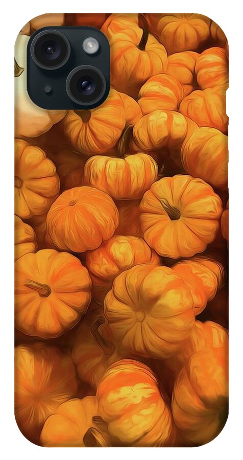 Pumpkins Tiny Gourds Pile - Phone Case