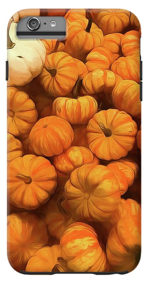 Pumpkins Tiny Gourds Pile - Phone Case