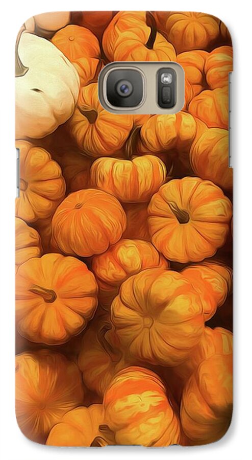 Pumpkins Tiny Gourds Pile - Phone Case