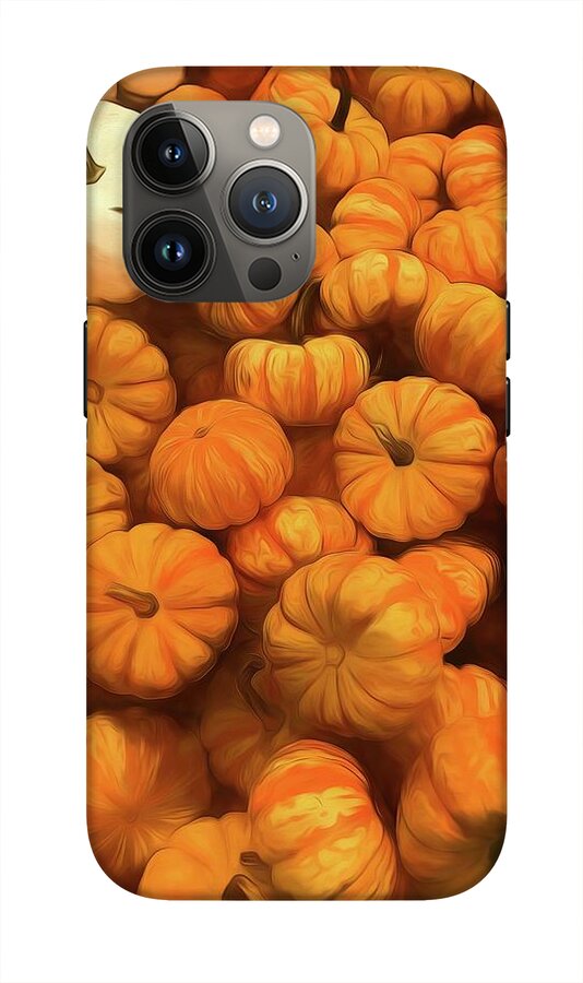 Pumpkins Tiny Gourds Pile - Phone Case