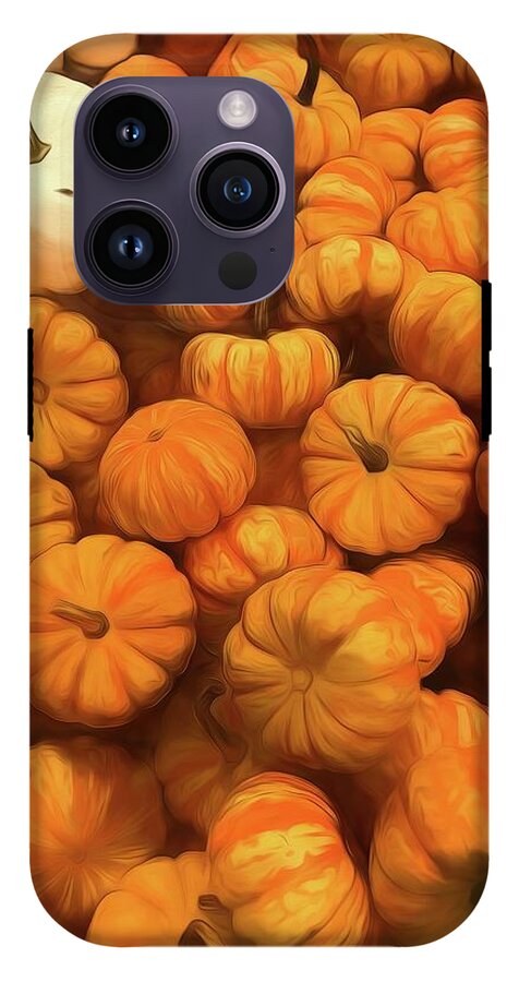 Pumpkins Tiny Gourds Pile - Phone Case