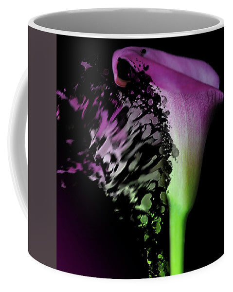 Purple Calla Lily Departs - Mug