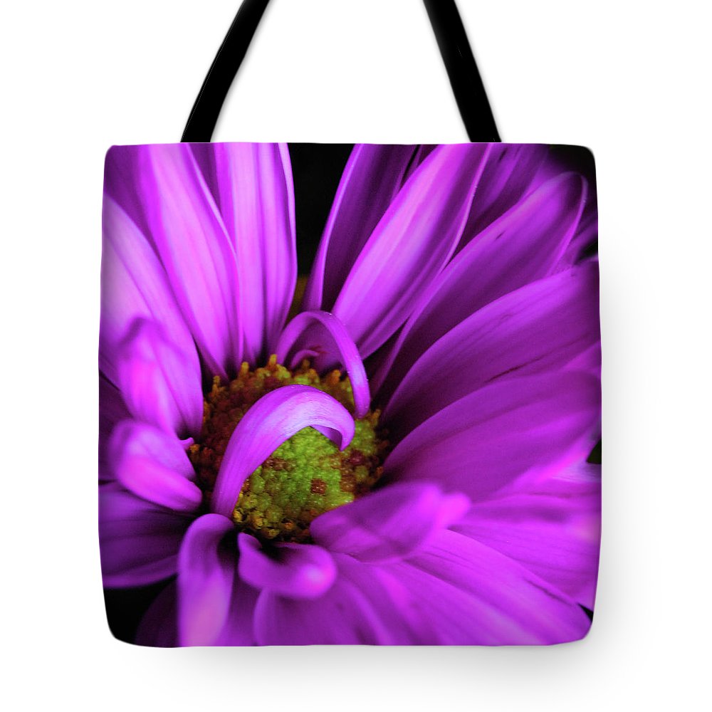 Purple Daisy Curlin - Tote Bag