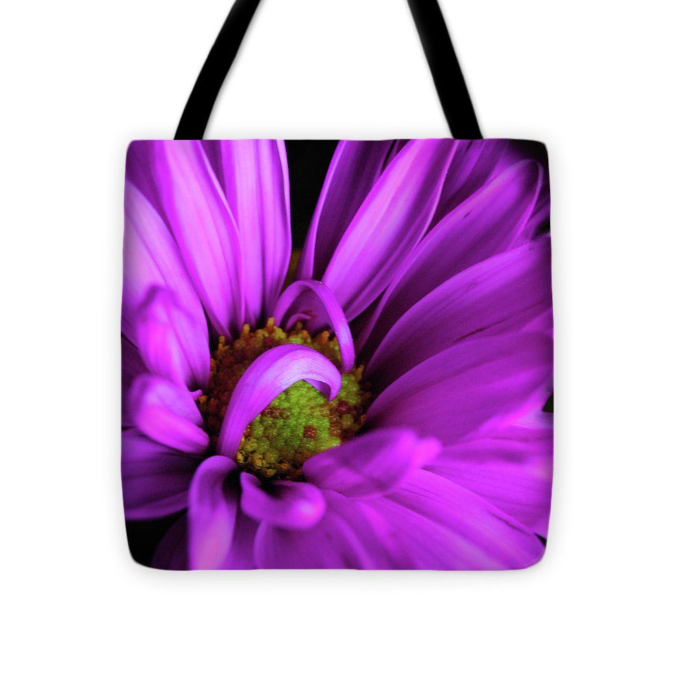 Purple Daisy Curlin - Tote Bag