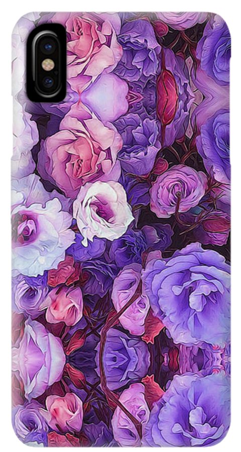 Purple Flower Kaleidoscope - Phone Case