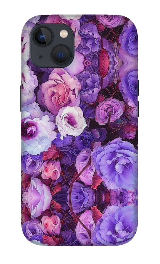 Purple Flower Kaleidoscope - Phone Case