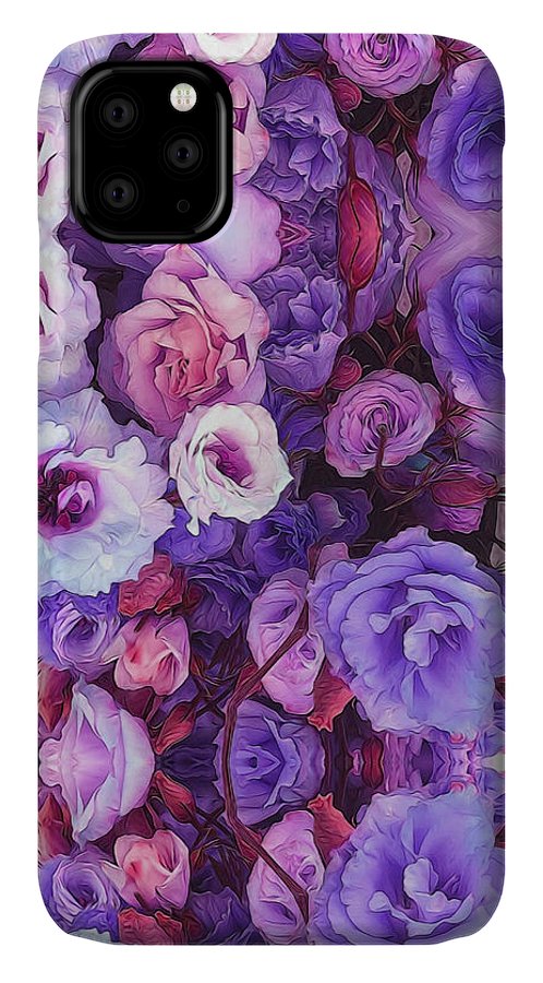 Purple Flower Kaleidoscope - Phone Case