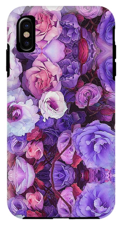 Purple Flower Kaleidoscope - Phone Case